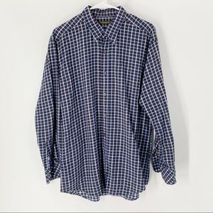 Psudo Button Up Long Sleeve Collar Shirt Size L